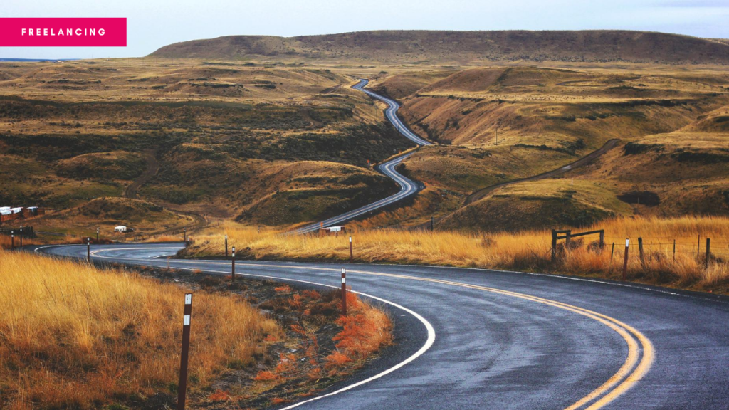 Blog header photo showing an empty road winding through a landscape