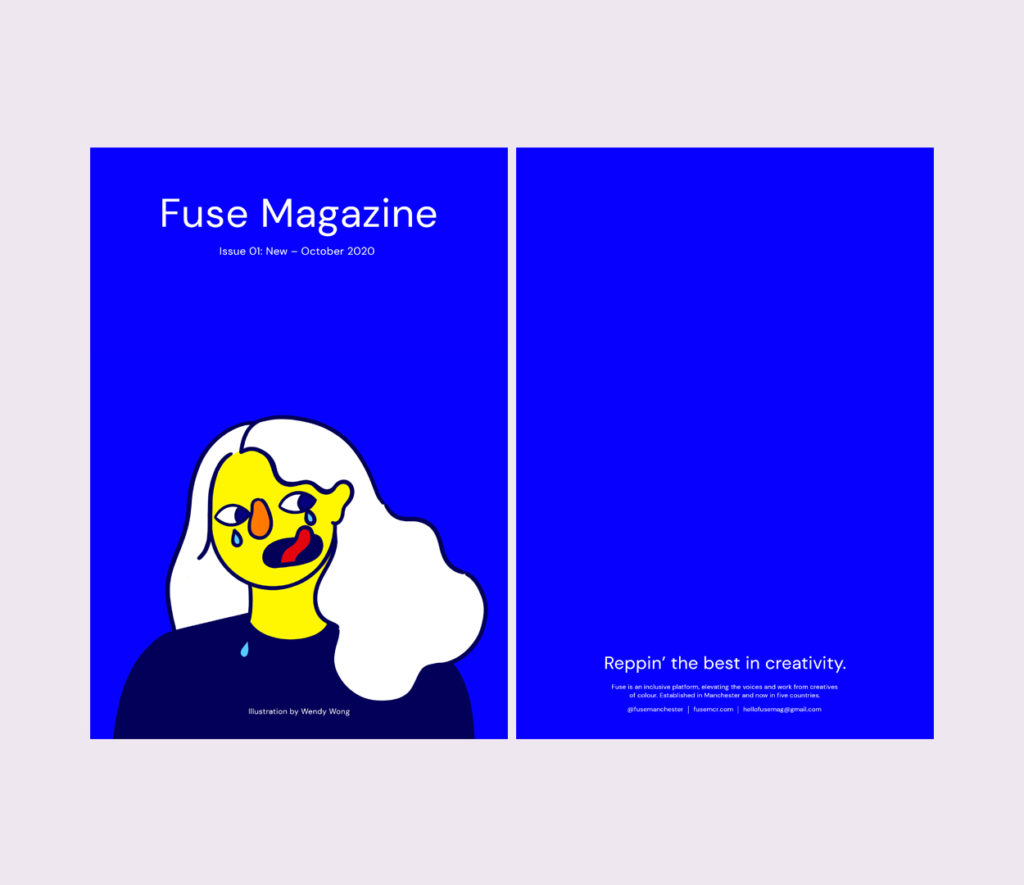 Digital front and back cover image of Fuse Magazine