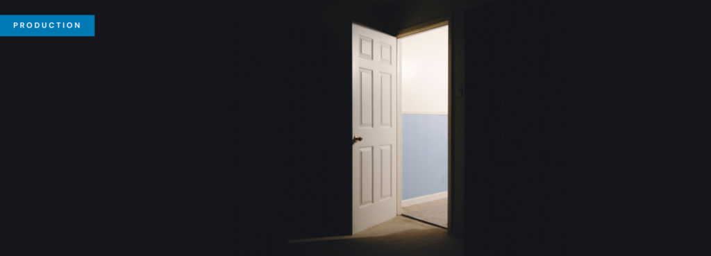 Photograph of an open doorway